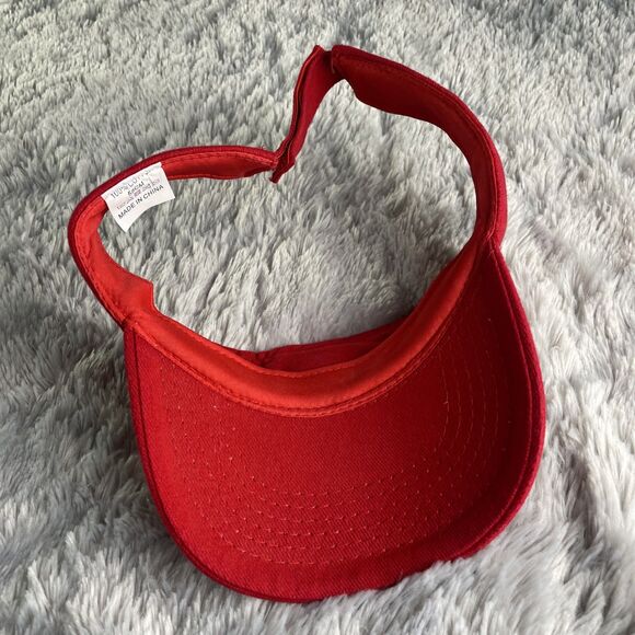 Tampa Bay Buccaneers Visor Red Adjustable Strapback Bucs NFL Football SGA - Picture 7 of 8